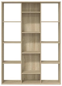 vidaXL Διαχωριστικό/Βιβλιοθήκη Sonoma Δρυς 100x24x140 εκ. Επεξ. Ξύλο