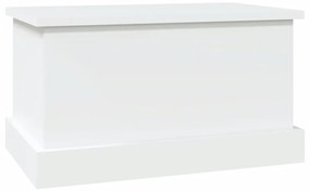 vidaXL Κουτί Αποθήκευσης Λευκό 50 x 30 x 28 εκ. από Επεξεργασμένο Ξύλο