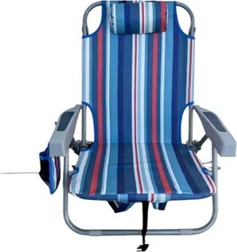 Πτυσσόμενη καρέκλα camping - 1613LV - 241750 - Blue/Red