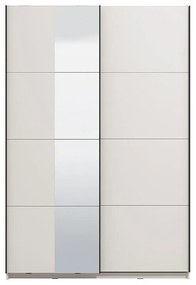 Ντουλάπα Gard 150 OG με Καθρέφτη Λευκό 146x61x218 εκ. 146x61x218 εκ.