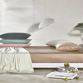 Σεντόνι Opulence 121 Ecru Kentia King Size 100% Βαμβακοσατέν