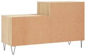 vidaXL Παπουτσοθήκη Sonoma Δρυς 102x36x60 εκ. από Επεξεργασμένο Ξύλο