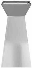 vidaXL Γλάστρα Πυλώνας 2 pcs Ασημί 35 x 35 x 73 εκ. Ατσάλι