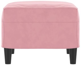 vidaXL Υποπόδιο Μαύρο 60x50x41 εκ. Βελούδινο