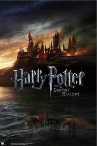 Αφίσα Harry Potter - Burning Hogwarts, (61 x 91.5 cm)