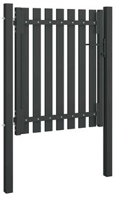 vidaXL Πύλη Κήπου Ανθρακί 100x100 εκ. από Ατσάλι
