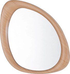 Διακοσμητικός Καθρέφτης Τοίχου (52x77) Spitishop Catania Natural