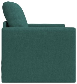 vidaXL Κρεβάτι Καναπές 2 σε 1 Σκούρο Πράσινο 74x77x81 εκ Υφάσματος