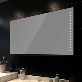 vidaXL Καθρέφτης Μπάνιου 100x60cm（Μ x Υ) με Φώτα LED