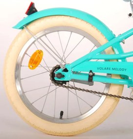 Melody 16 Inch 26 cm Girls Coaster Brake Turquoise