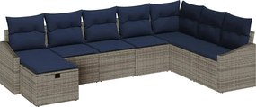 vidaXL Σετ Καναπέ με μαξιλάρι 6 pcs συνθετικό ρατάν