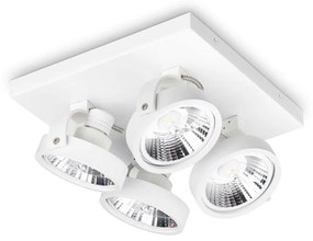 Φωτιστικό Οροφής - Spot Konig 300573 28x16,5cm GU10 max 4x50W White Ideal Lux