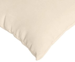 vidaXL Μαξιλάρι Καναπέ 2 pcs Μπεζ 50 x 50 cm ύφασμα
