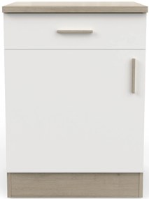 Επιδαπέδιο ντουλάπι Poppy 60-Fusiko-Leuko