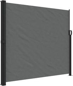 vidaXL Σκίαστρο Πλαϊνό Συρόμενο Ανθρακί 180 x 600 εκ.