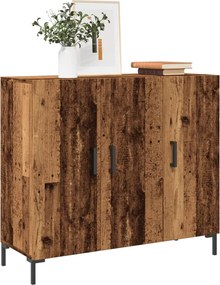 vidaXL Ντουλάπι Παλαιό Ξύλο 90 x 34 x 80 εκ. από Επεξεργασμένο Ξύλο