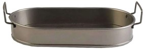 Δίσκος Σερβιρίσματος Οβάλ TEM206 32x15x5cm Olive Espiel Metal