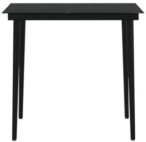 vidaXL Σετ Τραπεζαρίας Κήπου 3 Τεμαχίων Καφέ με Μαξιλάρια