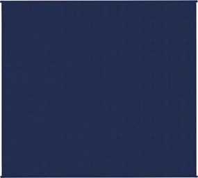 vidaXL Κουβέρτα Βαρύτητας Μπλε 200 x 220 εκ. 9 κ. Υφασμάτινη