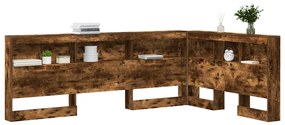 vidaXL Κεφαλάρι Αποθήκης Καπνιστή δρυς 120 cm Επεξεργασμένο ξύλο