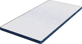 vidaXL Στρώμα επικάλυψης Λευκό 90 x 200 cm Ζακάρ ύφασμα