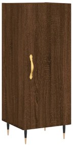 vidaXL Ντουλάπι Καφέ Δρυς 34,5 x 34 x 90 εκ. Επεξεργασμένο Ξύλο