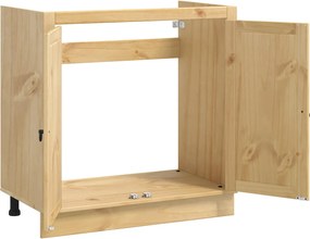 vidaXL Ντουλαπιού (Cabinet) SKI Μέλι Καφέ 80 x 46 x 81 εκ