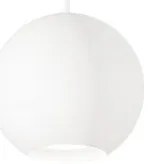 Κρεμαστό Φωτιστικό Οροφής 1xGU10 Λευκό Φ11cm Mr Jack 231228 Ideal Lux 231228