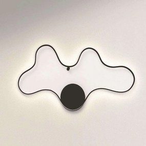 Φωτιστικό-Πλαφονιέρα Clara/PC 33182 50x30cm 28W Black Sikrea Metal,Acrylic