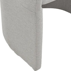 Πολυθρόνα Cocon pakoworld ύφασμα γκρι μπεζ 58x58x80εκ