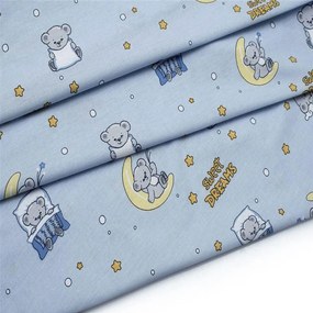 Πάνα Χασέ Sweet Dreams 551 Sky Blue DimCol 80x80cm 100% Βαμβάκι