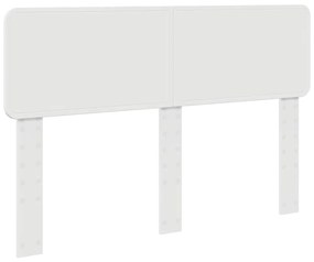 vidaXL Κεφαλάρι με κεφαλάρι Λευκό 150 cm Επεξεργασμένο ξύλο