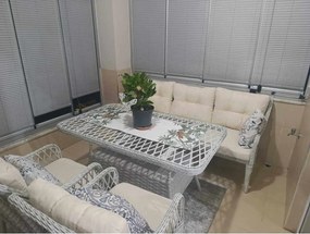 Σετ Κήπου Μπεζ EGREGA 170x56x78