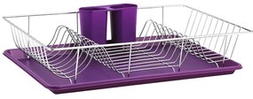 Muhler MR-4831CR Στεγνωτήρας Νεροχύτη Μεταλλικός σε Μωβ Χρώμα 48x31x10cm