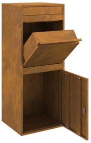 vidaXL Θυρίδα Πακέτων Σκ rusty 41 x 38 x 103 εκ