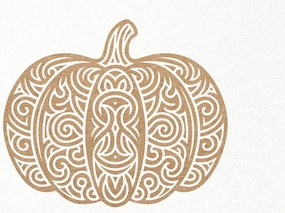 Intra απο ξύλο plywood 3mm-4mm πάχος – Κολοκύθα Μάνταλα Διακοσμητικό περίτεχνο Δίασταση  40x30 cm INTRAFABR-104314443