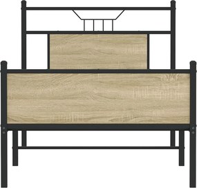 vidaXL Πλαίσιο Κρεβατιού Χωρ. Στρώμα Sonoma Δρυς 80x200εκ Επεξ. Ξύλο