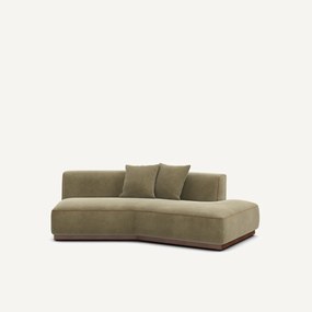 Γωνία καναπέ δεξιά από λινό βελούδο, JACOPO