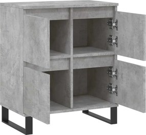 vidaXL Ντουλάπι Γκρι Σκυροδέματος 60x35x70 εκ. Επεξεργασμένο Ξύλο