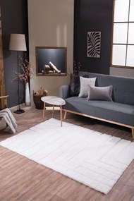 Χαλί Floor 01 Μακρόστενο Off White Teoran 160X230cm