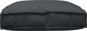 vidaXL Μαξιλάρι Μαύρο 80 x 80 x 12 cm Ύφασμα Όξφορντ