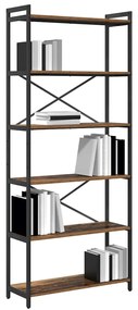 vidaXL Βιβλιοθήκη Παλαιό ξύλο 80 x 30 x 188 εκ Επεξεργασμένο ξύλο