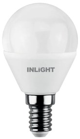 InLight E14 LED G45 5,5watt 4000K  Φυσικό Λευκό (7.14.05.14.2)