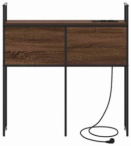 vidaXL Κεφαλάρι Αποθήκης Καφέ δρυς 75 cm Επεξεργασμένο ξύλο