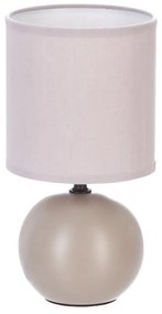 Επιτραπέζιο φωτιστικό PWL-1210 Ε14 κεραμικό σε γκρι-καφέ απόχρωση Φ13x25εκ 13x13x25 εκ.