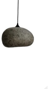 Κρεμαστό Φωτιστικό Οροφής 1xΕ27 Γκρι Οβάλ 35,5cm Pebble 180.102.02/P AY Illuminate-180.102.02/P-Γκρι 180.102.02/P