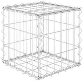 vidaXL Συρματοκιβώτιο Κύβος 30 x 30 x 30 εκ. από Ατσάλινο Σύρμα