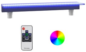 ΣΙΝΤΡΙΒΑΝΙ ΚΑΤΑΡΡΑΚΤΗΣ ΠΙΣΙΝΑΣ ΜΕ RGB LED 90 ΕΚ. ΑΚΡΥΛΙΚΟ 151404