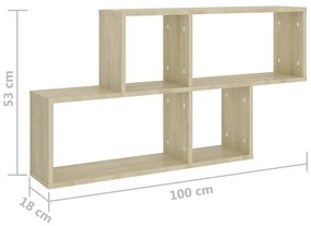 ΡΑΦΙ ΤΟΙΧΟΥ SONOMA ΔΡΥΣ 100 X 18 X 53 ΕΚ. ΑΠΟ ΜΟΡΙΟΣΑΝΙΔΑ 807163