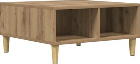 vidaXL Τραπεζάκι Σαλονιού Τεχνίτης Δρυς 60x60x30εκ. Επεξεργασμένο Ξύλο
